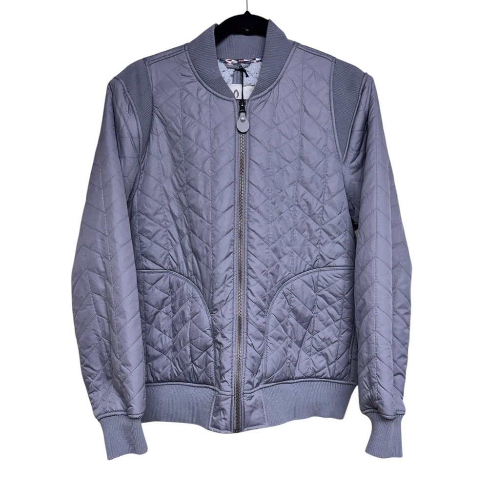 Prana Diva Varsity Jacket Vapor Women's Size Large